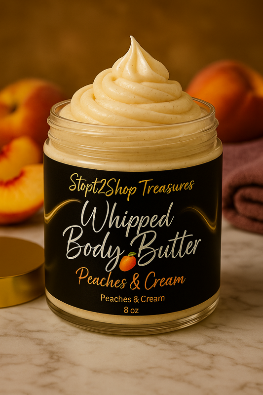 Peaches & Creamππ Whipped Body Butter, Sugar Scrub, & Body Oil! (Bundle Set)