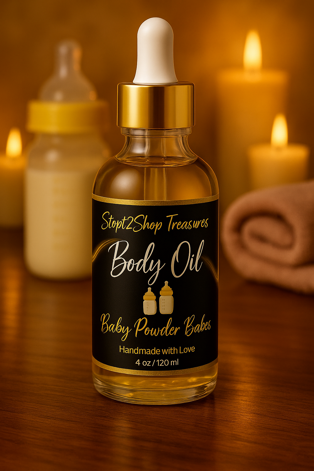 Baby Powder Babes Body Oil