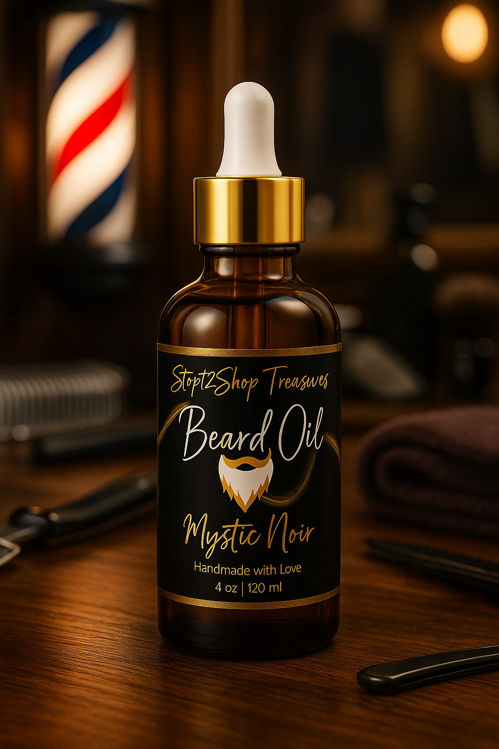 Mystic Noir Beard Oil! π€β¨π€