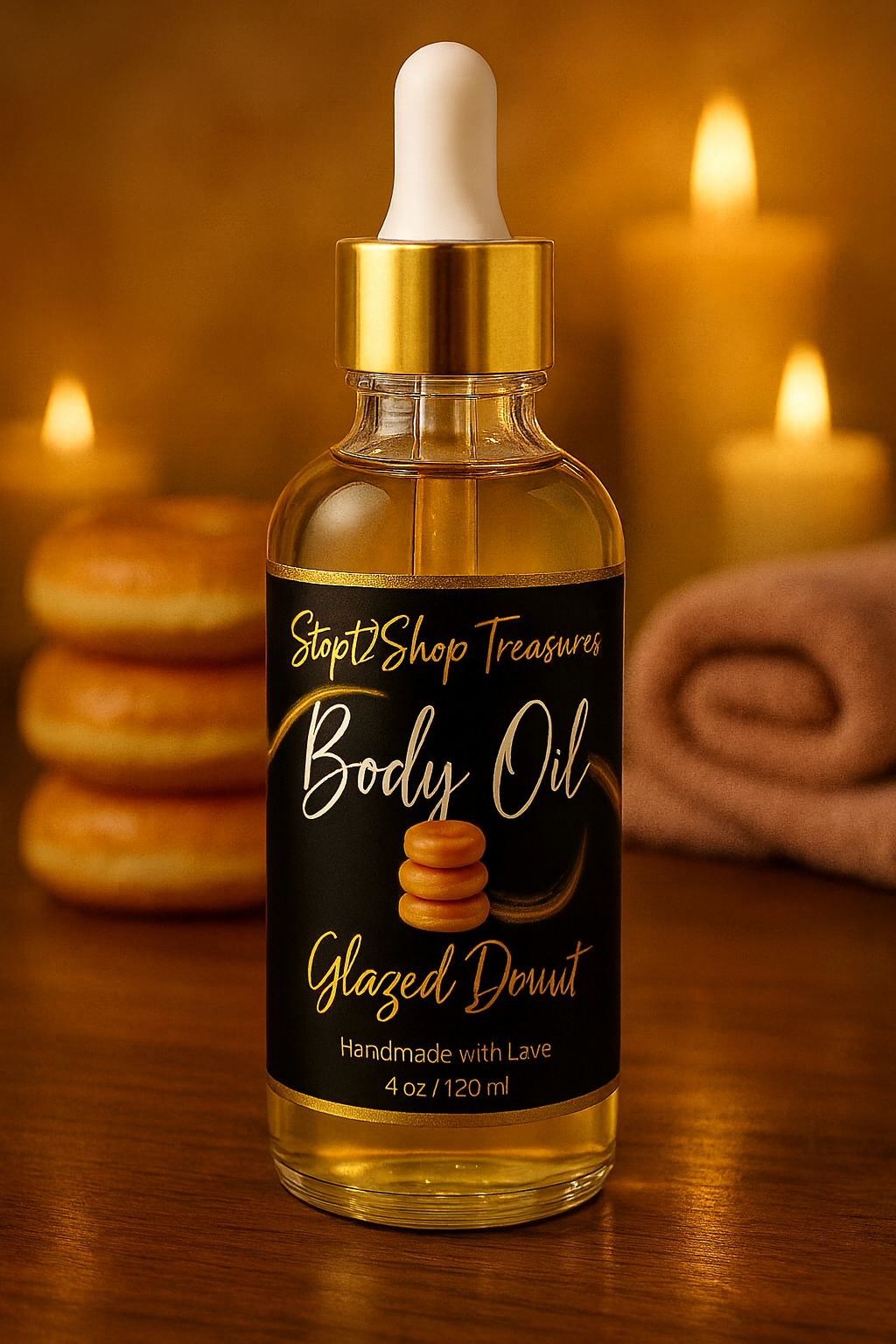 Glazed Donut Body Oil! 🍩🍩🍩