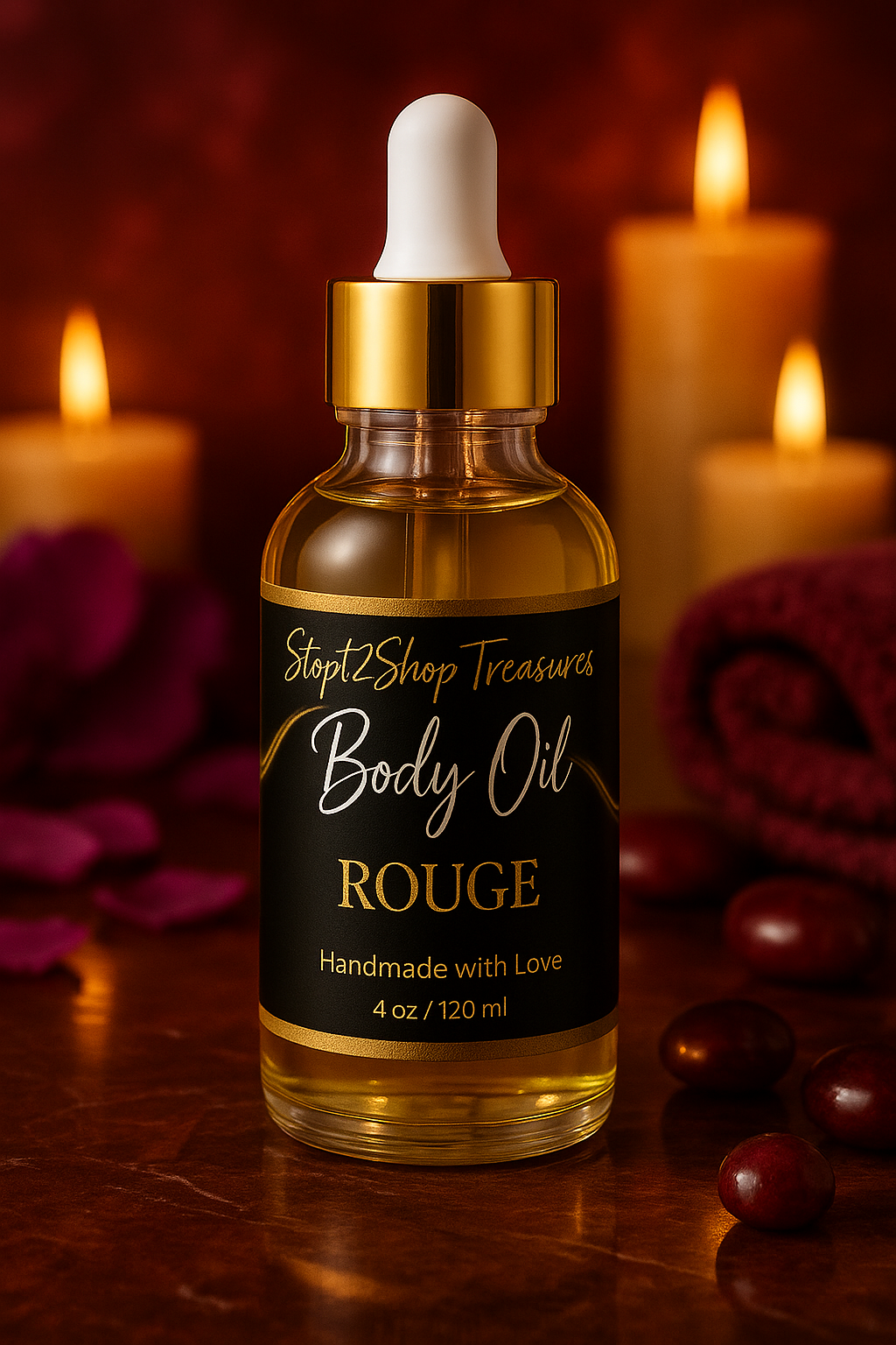 Rouge Body Oil! Inspired by Baccarat Rouge 540 (Unisex)