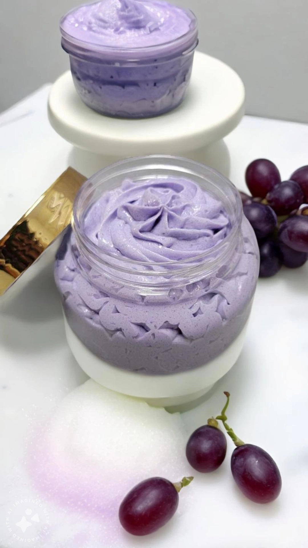 Grape Whipped Foam Soap Sugar Scrub!! 🍇