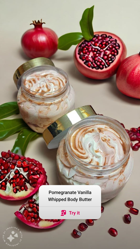 Pomeberry Vanilla Bliss Whipped Body Butter!