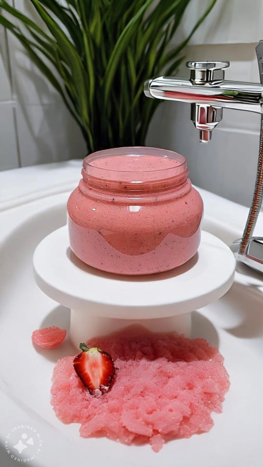 Strawberry Leg Sugar Scrub🍓