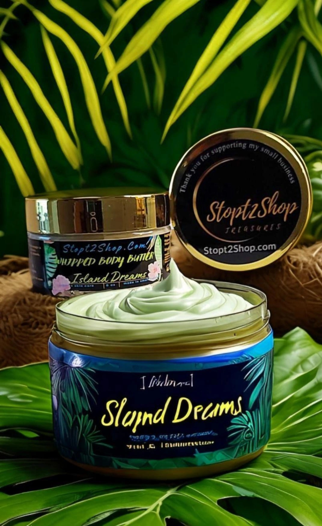 Island Dreams Whipped body Butter!! 4oz (Mens Collection)