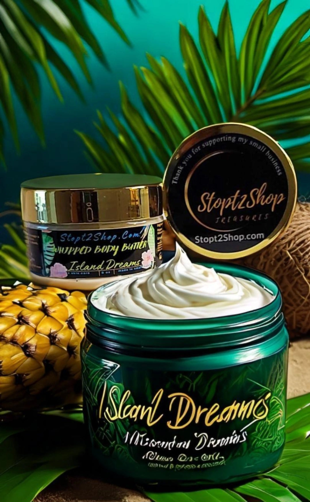 Island Dreams Whipped body Butter!! 4oz (Mens Collection)