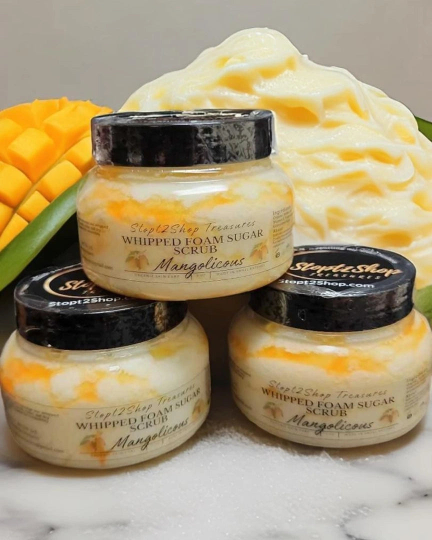 Mangolicous Whipped Foam Sugar Scrub! 🥭🥭🥭