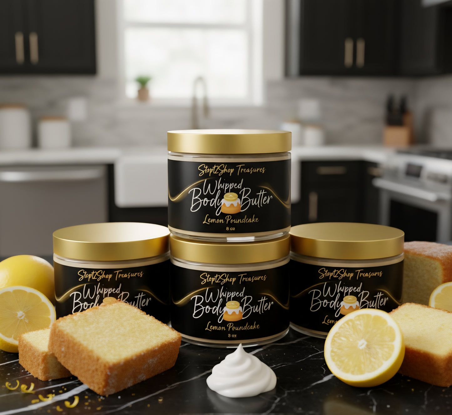 Lemon Pound Cake Whipped Body Butter! 🍋🍋🍞