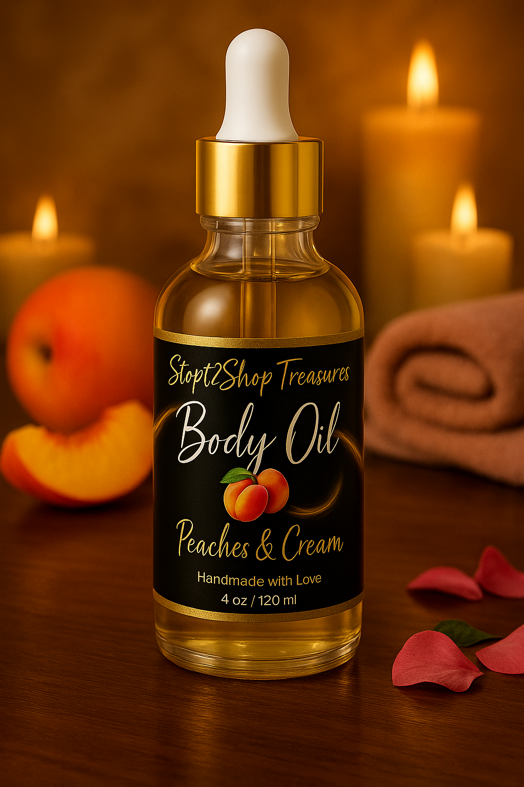 Peaches & Cream Body Oil! 🍑🍑🍑