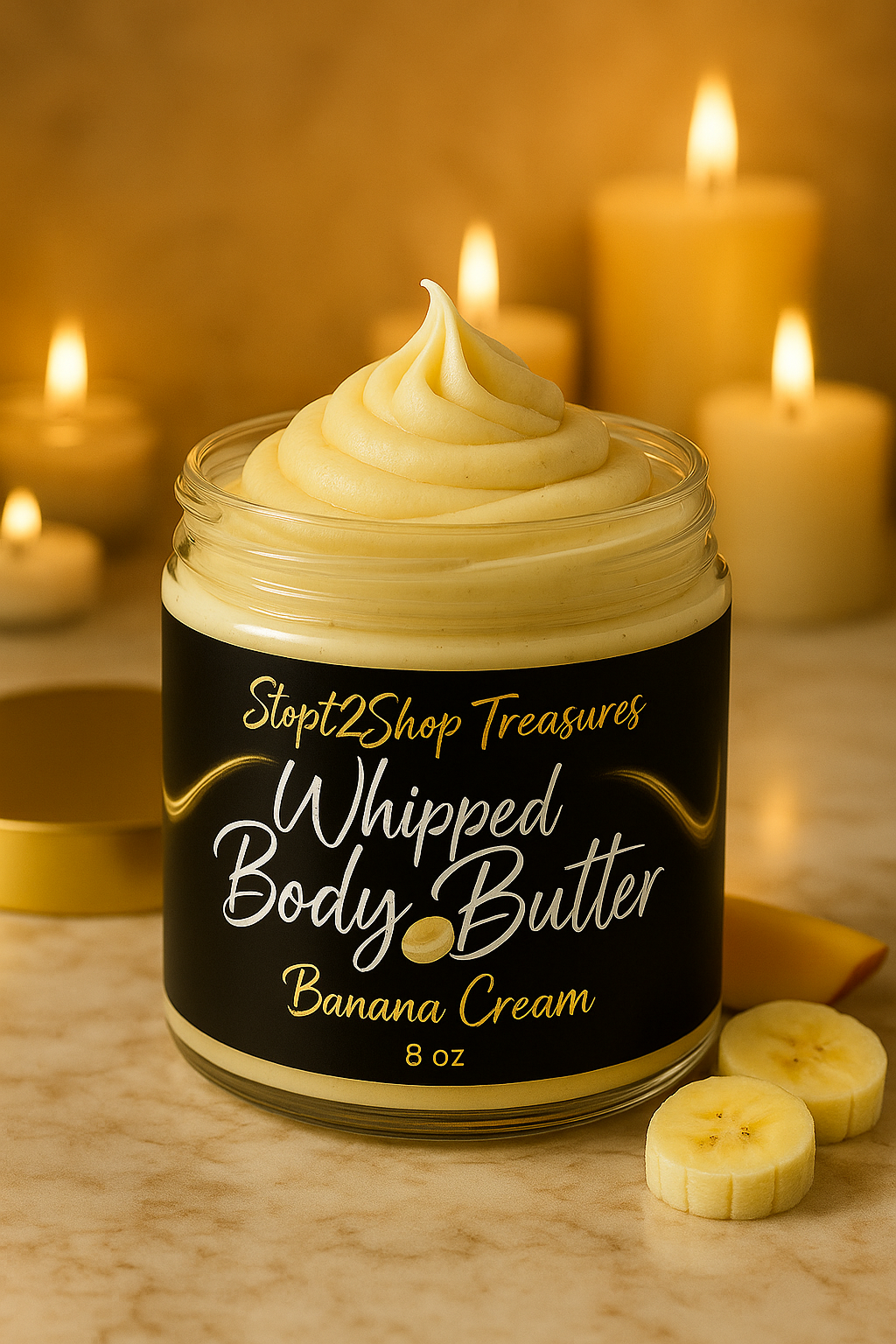 Banana Cream Whipped Body Butter! 🍌🍌🍌🍌