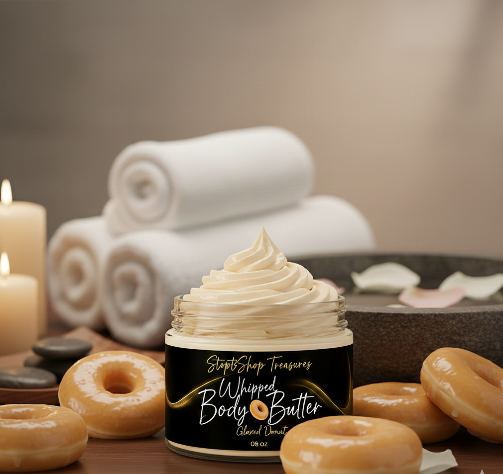 Glazed Donut Whipped Body Butter! 🍩🤍