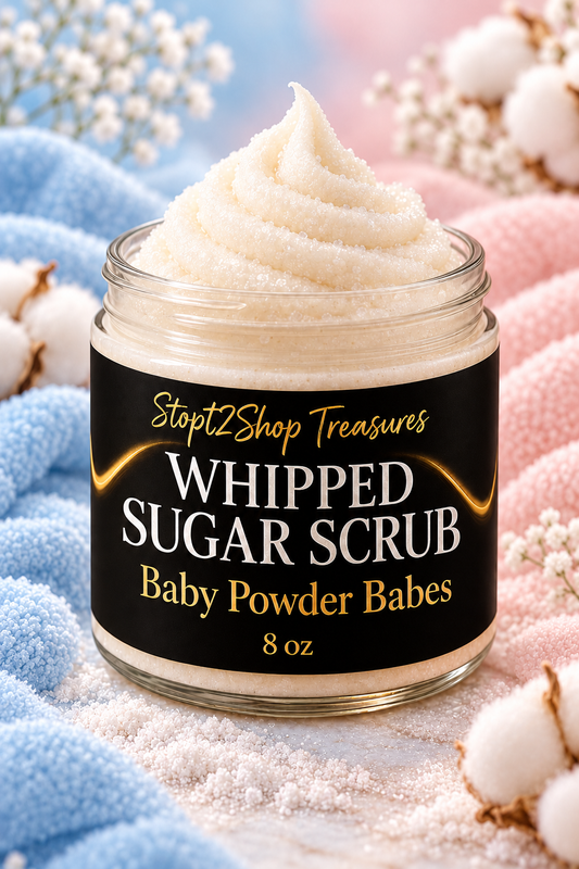 Baby Powder Babes Sugar Soap Scrub !!! ✨✨✨