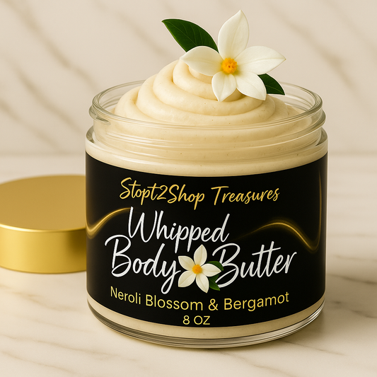 Neroli Blossom & Bergamot Whipped Body Butter ✨🌸🍊